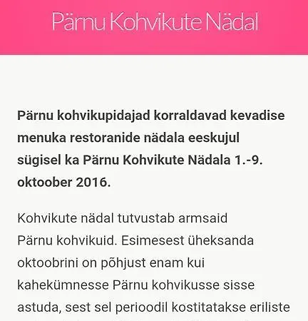 Parnuliving Apartamento Pärnu